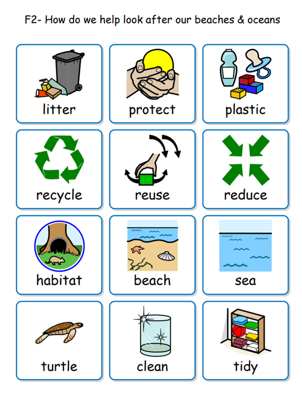 F2 Beach Clean Vocab