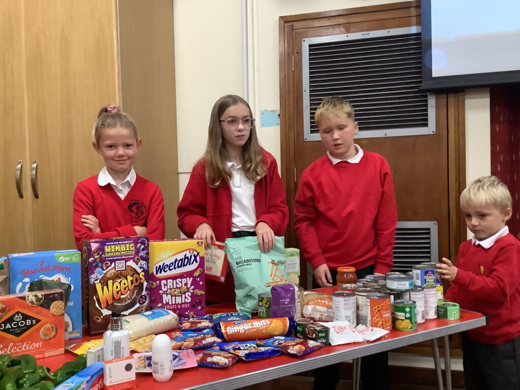 School Council in Action: Giving Back Through the Food Bank