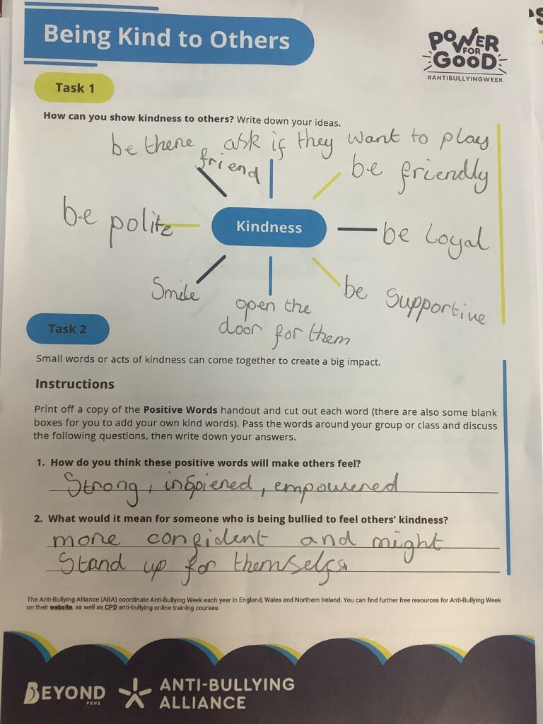 Creative writing, anti-bullying week and Christmas!