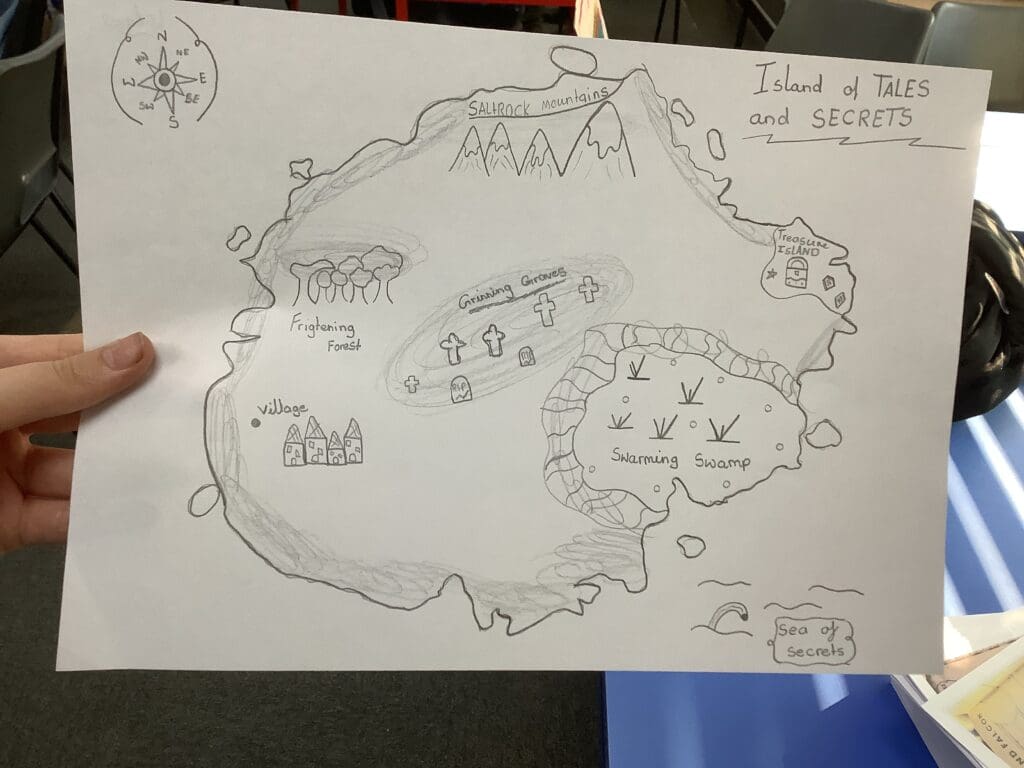 World Book Day map activity