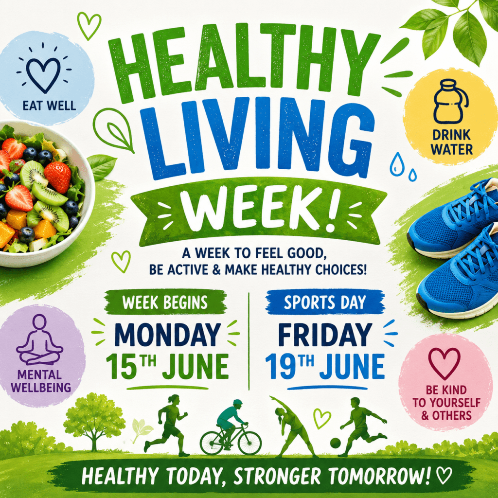 🌟 Healthy Living Week is Coming Up! (15th–19th June)
